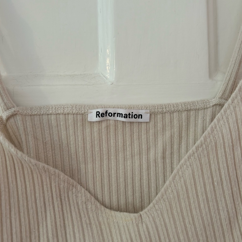 Reformation Ribbed Crop Tank - Picture 2 of 2